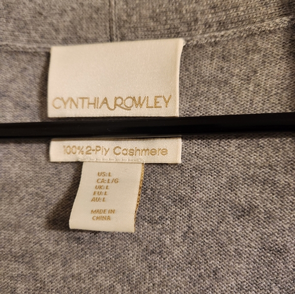 100% 2ply cashmere long cardigan - Picture 2 of 5